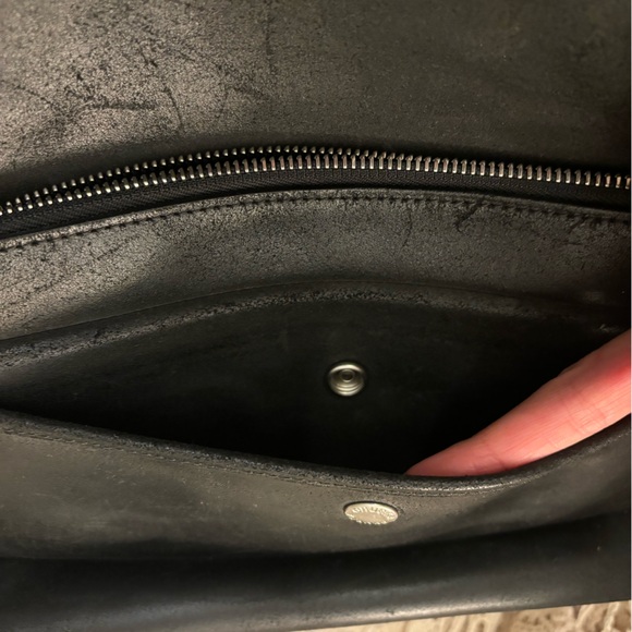 GHURKA Black Leather Backpack NWOT - Picture 8 of 13